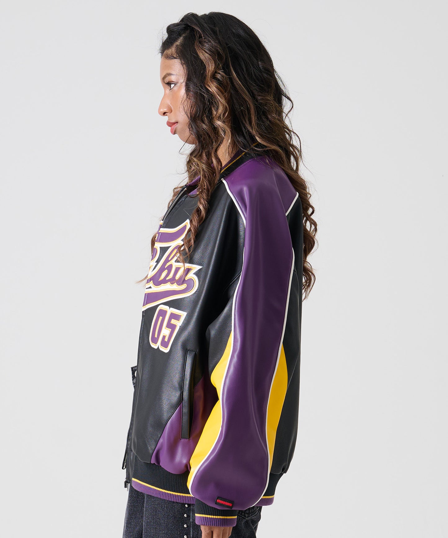 【年末SALE30%OFF】FAUX LEATHER GAME JACKET/フェイクレザー ゲームジャケット【FAM-52306】