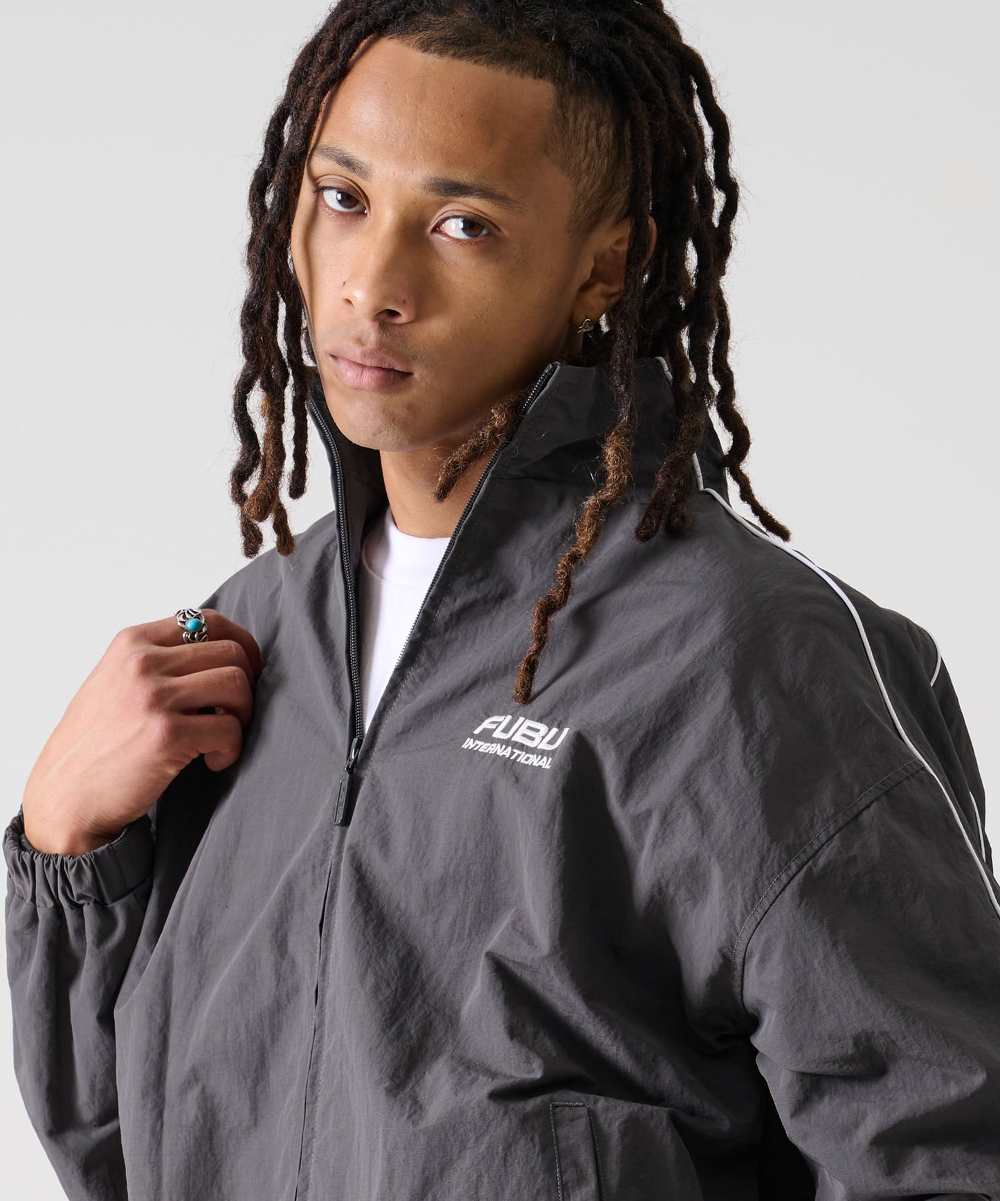 【NEW】NYLON TRACK JACKET/ナイロン トラックジャケット【FAM-52308】
