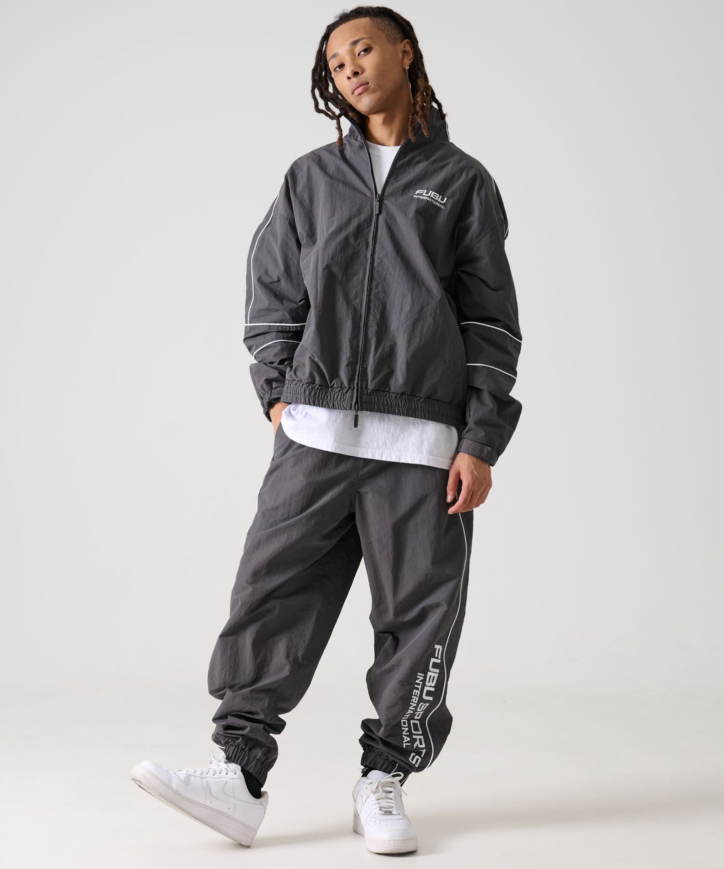 【NEW】NYLON TRACK JACKET/ナイロン トラックジャケット【FAM-52308】