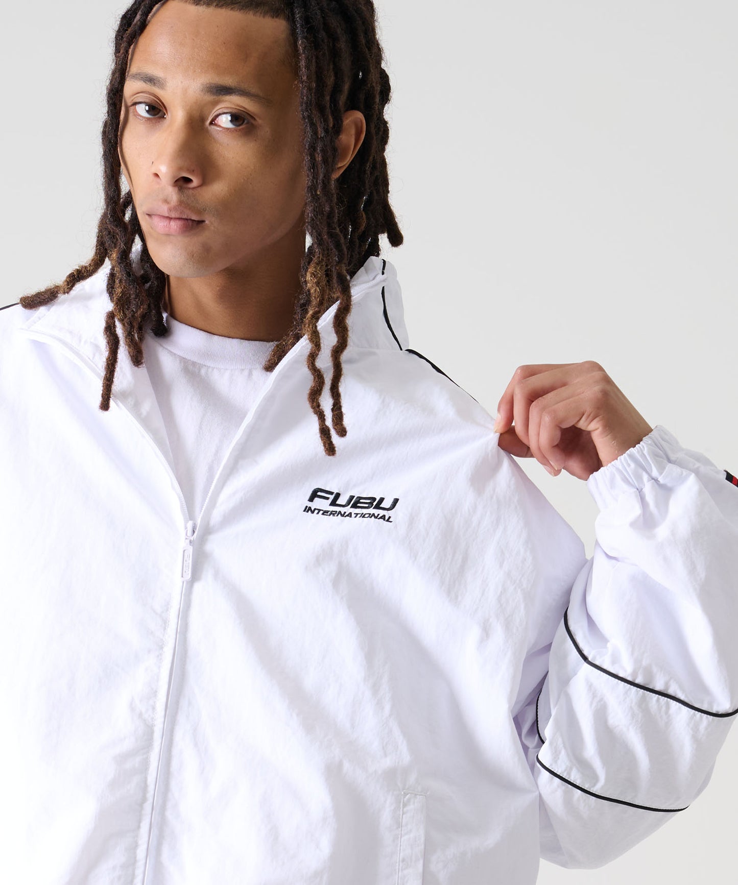 【NEW】NYLON TRACK JACKET/ナイロン トラックジャケット【FAM-52308】