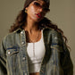 【NEW】STUDS DENIM JACKET/スタッド付きデニムジャケット【FAM-52309】