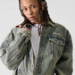 【NEW】STUDS DENIM JACKET/スタッド付きデニムジャケット【FAM-52309】