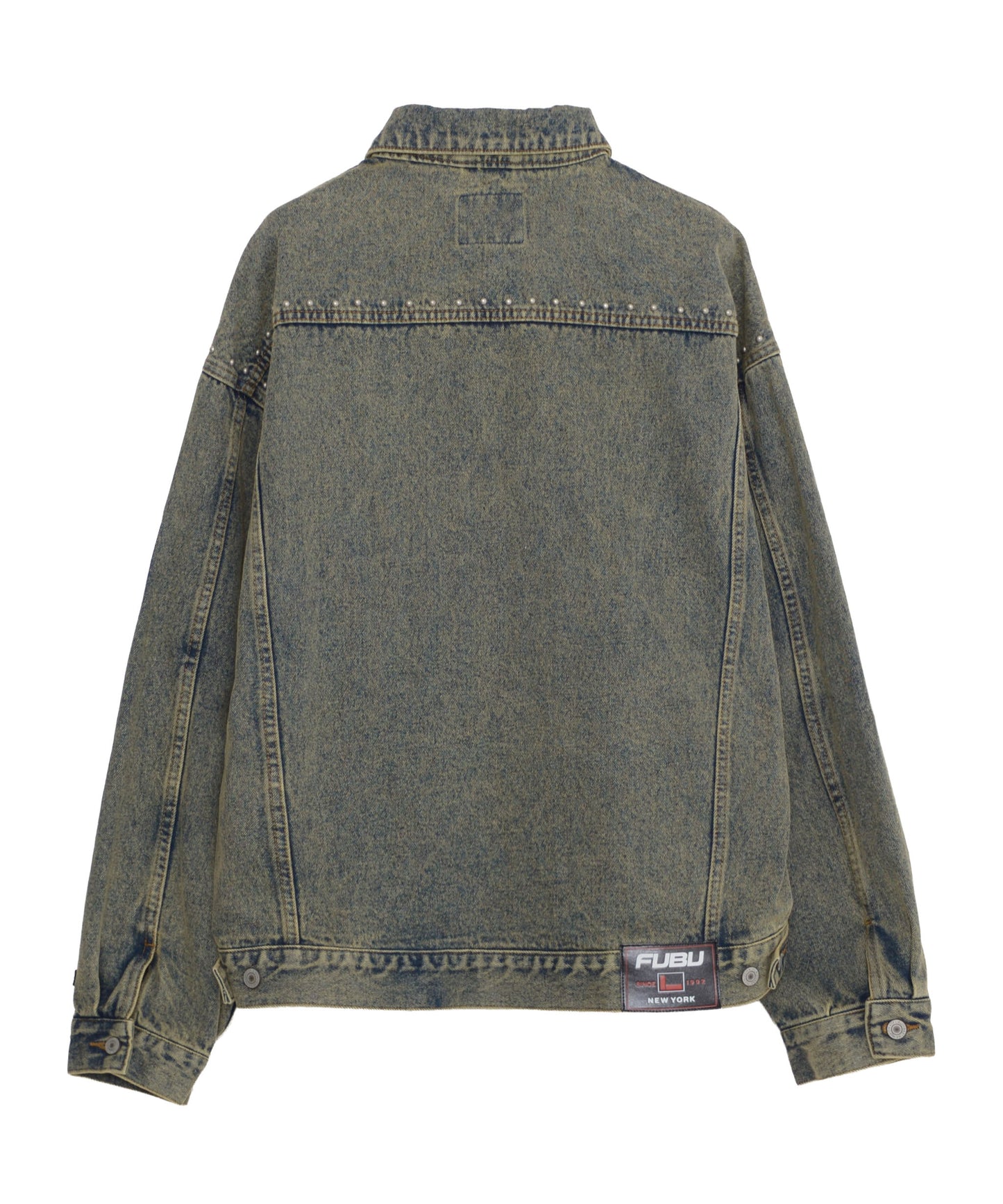 【NEW】STUDS DENIM JACKET/スタッド付きデニムジャケット【FAM-52309】
