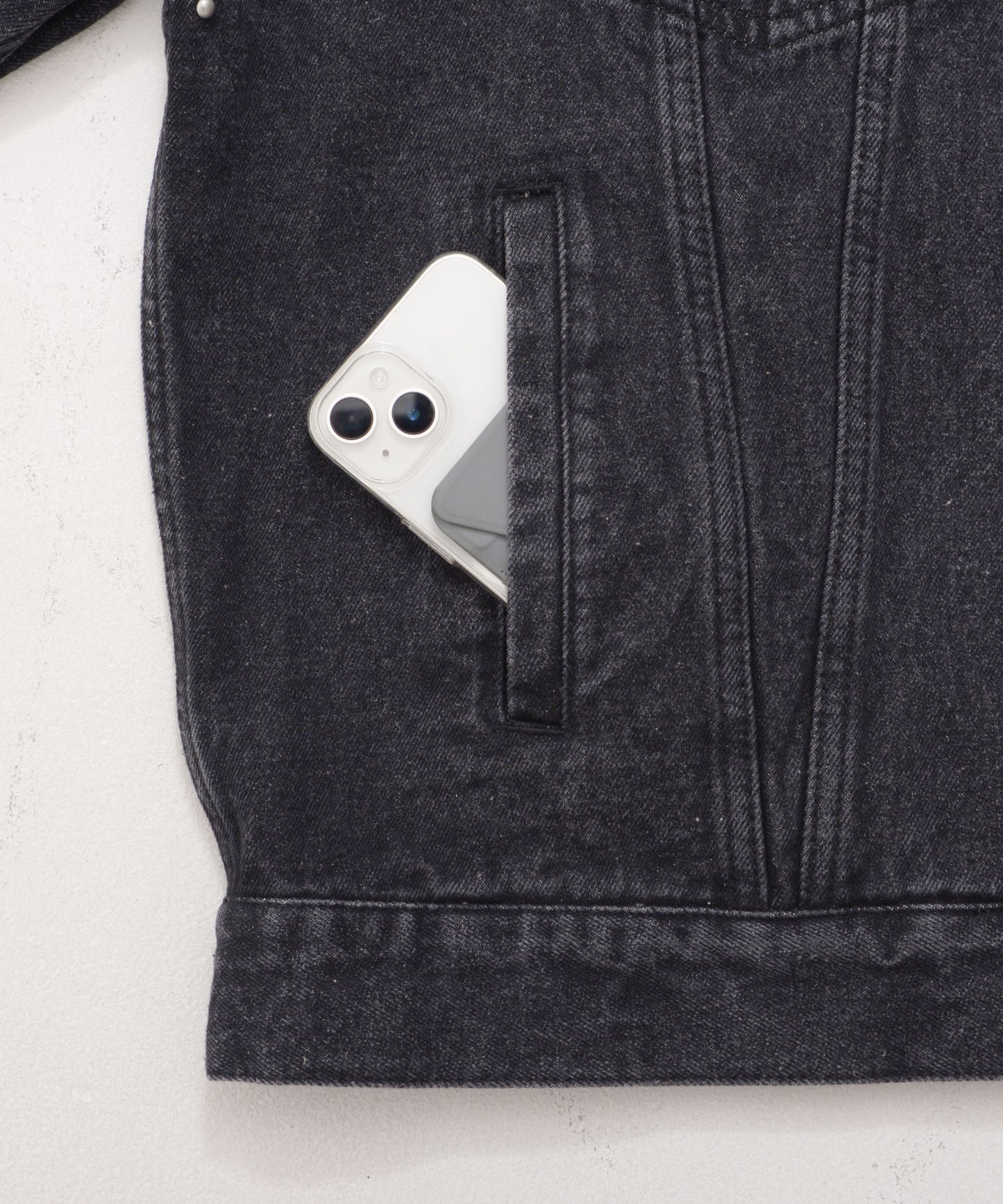 【NEW】STUDS DENIM JACKET/スタッド付きデニムジャケット【FAM-52309】