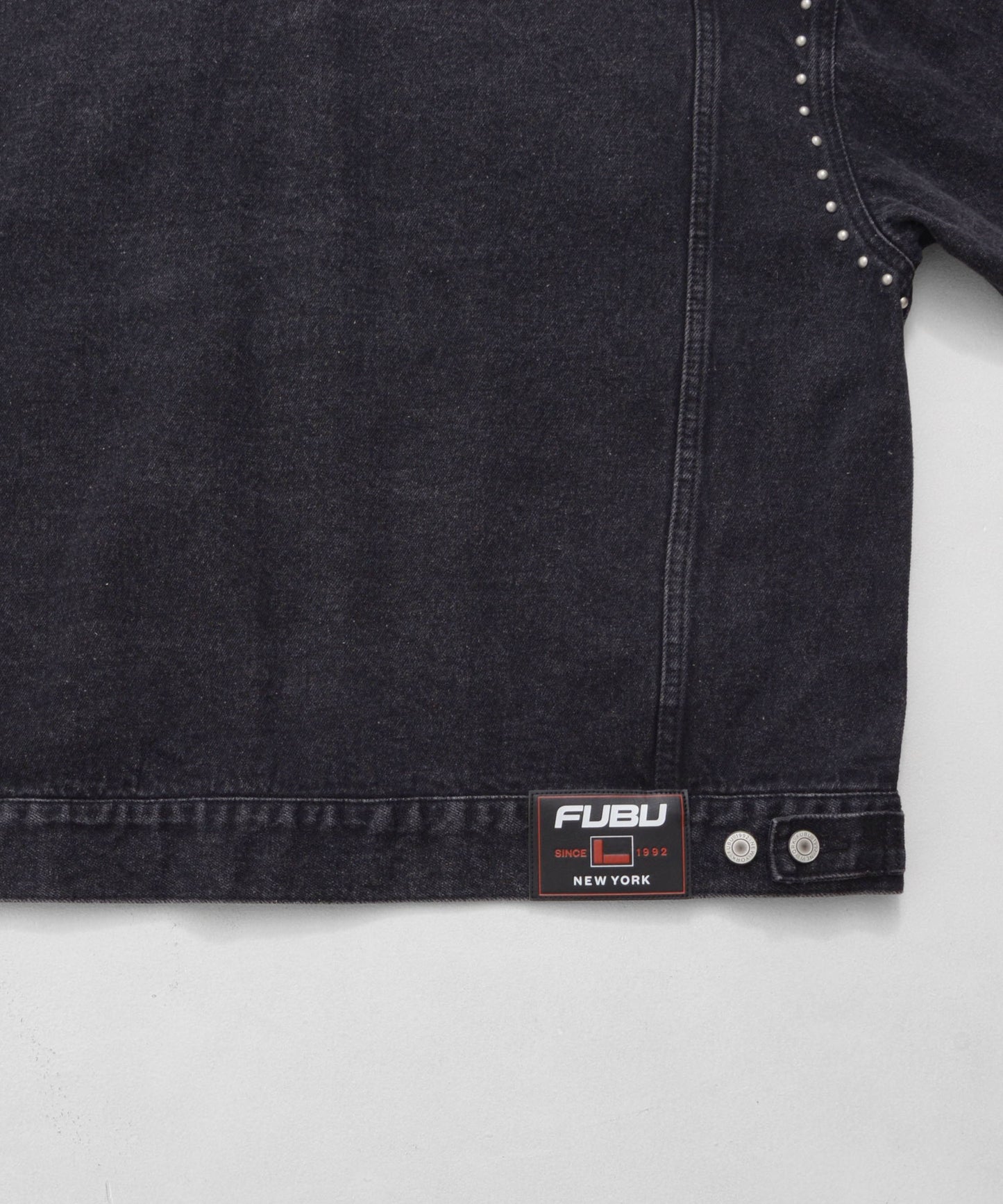【NEW】STUDS DENIM JACKET/スタッド付きデニムジャケット【FAM-52309】