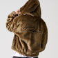 FAUX FAR HOODED JACKET/フェイクファー フード ジャケット【FAM-52311】
