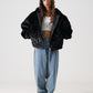 FAUX FAR HOODED JACKET/フェイクファー フード ジャケット【FAM-52311】
