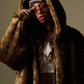 FAUX FAR HOODED JACKET/フェイクファー フード ジャケット【FAM-52311】