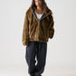 FAUX FAR HOODED JACKET/フェイクファー フード ジャケット【FAM-52311】