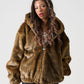 FAUX FAR HOODED JACKET/フェイクファー フード ジャケット【FAM-52311】