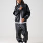 【Black Friday30%OFF】FAUX LEATHER TRACK PANTS/フェイクレザー トラックパンツ【FAM-52500】