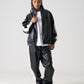 【Black Friday30%OFF】FAUX LEATHER TRACK PANTS/フェイクレザー トラックパンツ【FAM-52500】