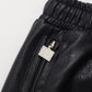 【Black Friday30%OFF】FAUX LEATHER TRACK PANTS/フェイクレザー トラックパンツ【FAM-52500】