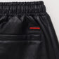 【Black Friday30%OFF】FAUX LEATHER TRACK PANTS/フェイクレザー トラックパンツ【FAM-52500】