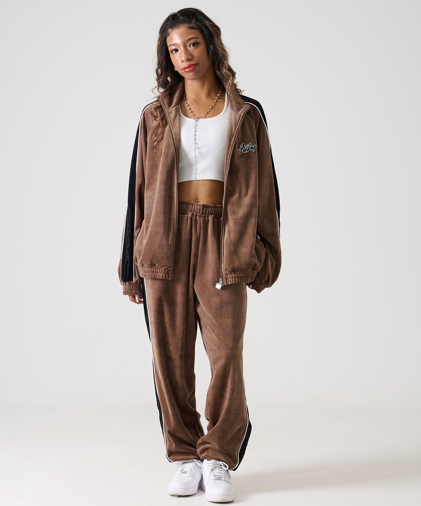 【Black Friday30%OFF】VELOR TRACK PANTS/ベロア トラックパンツ【FAM-52501】