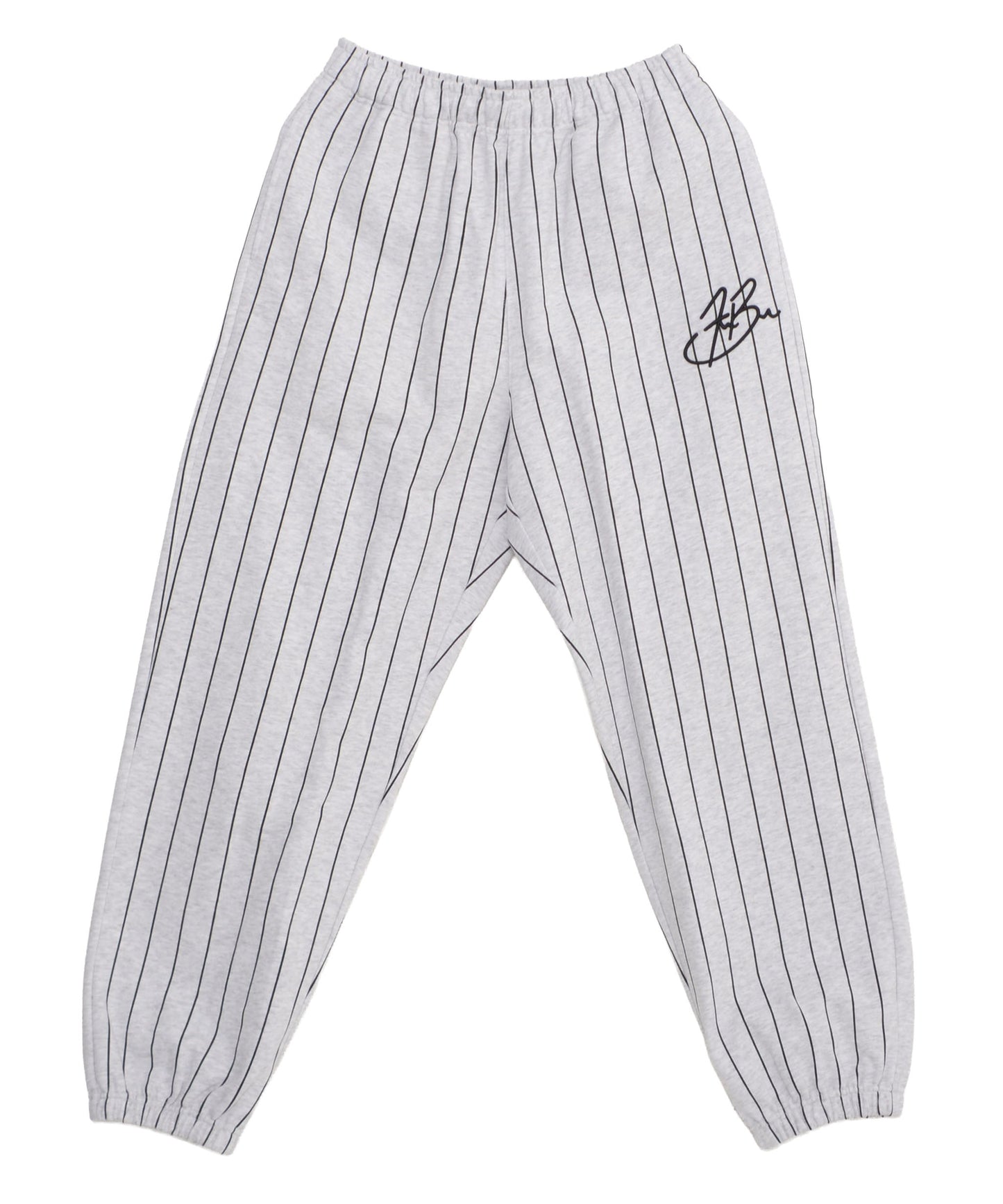 【Black Friday30%OFF】STRIPE SWEAT PANTS/スタッズ デニム パンツ ワイド 【FAM-52503】