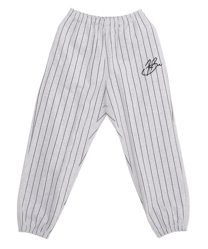 【Black Friday30%OFF】STRIPE SWEAT PANTS/スタッズ デニム パンツ ワイド 【FAM-52503】