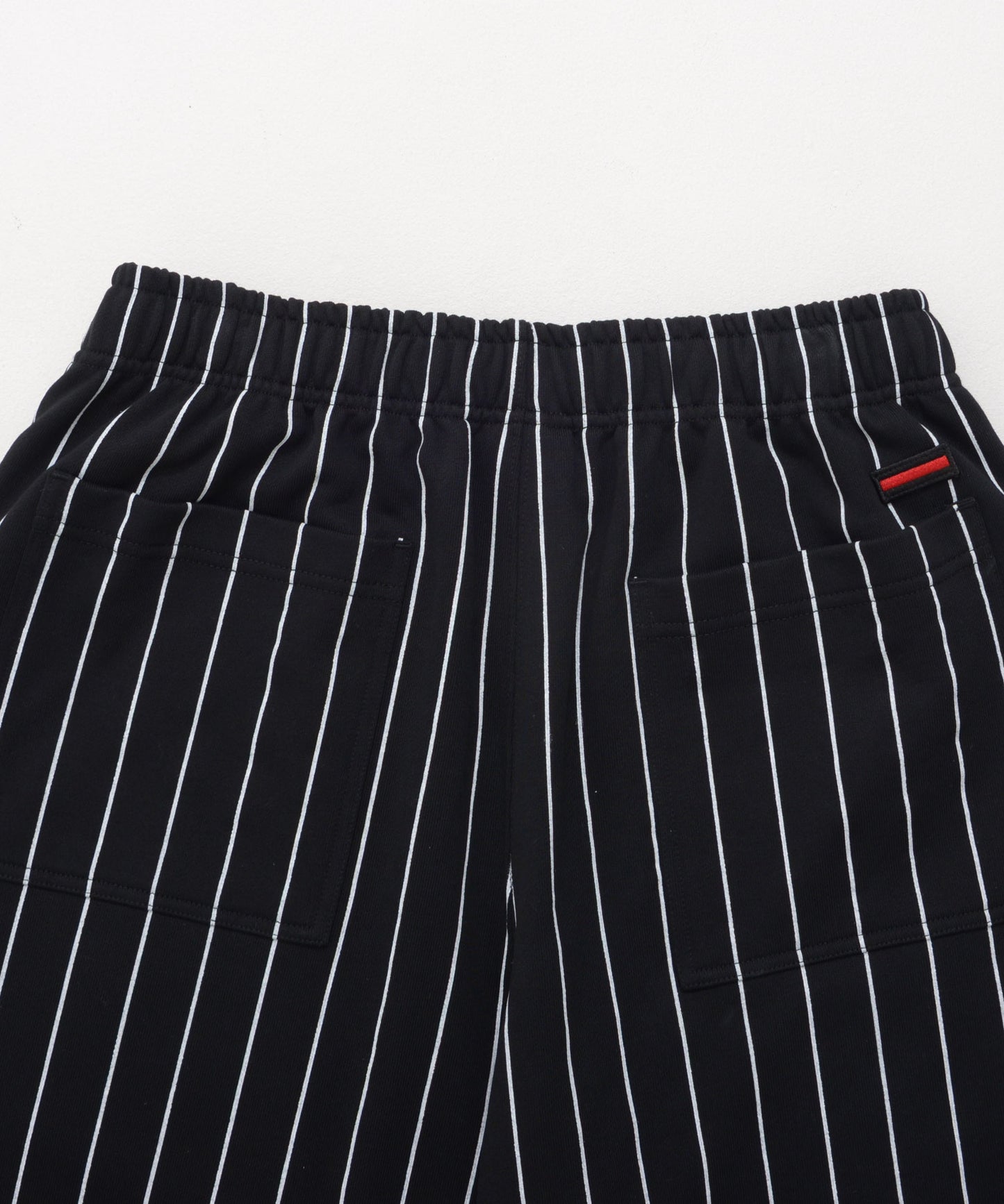 【Black Friday30%OFF】STRIPE SWEAT PANTS/スタッズ デニム パンツ ワイド 【FAM-52503】