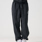【Black Friday30%OFF】STRIPE SWEAT PANTS/スタッズ デニム パンツ ワイド 【FAM-52503】