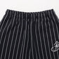 【Black Friday30%OFF】STRIPE SWEAT PANTS/スタッズ デニム パンツ ワイド 【FAM-52503】