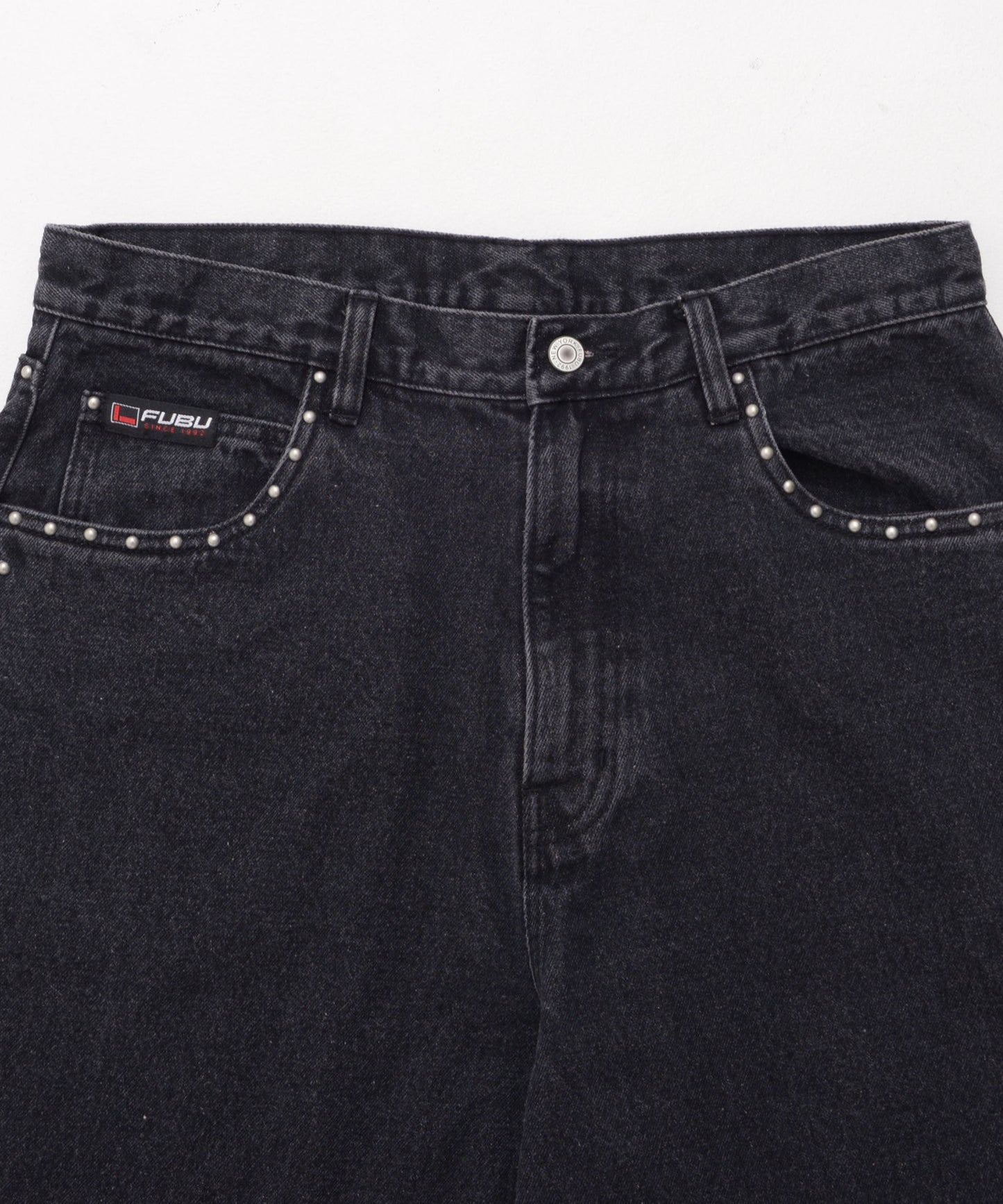 【Black Friday30%OFF】STUDS DENIM PANTS/ストライプ スウェットパンツ 【FAM-52507】