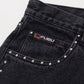 【Black Friday30%OFF】STUDS DENIM PANTS/ストライプ スウェットパンツ 【FAM-52507】