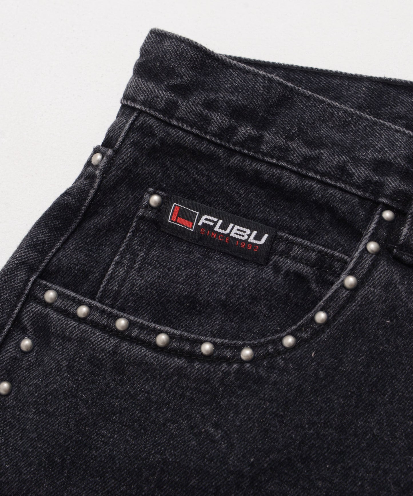 【Black Friday30%OFF】STUDS DENIM PANTS/ストライプ スウェットパンツ 【FAM-52507】