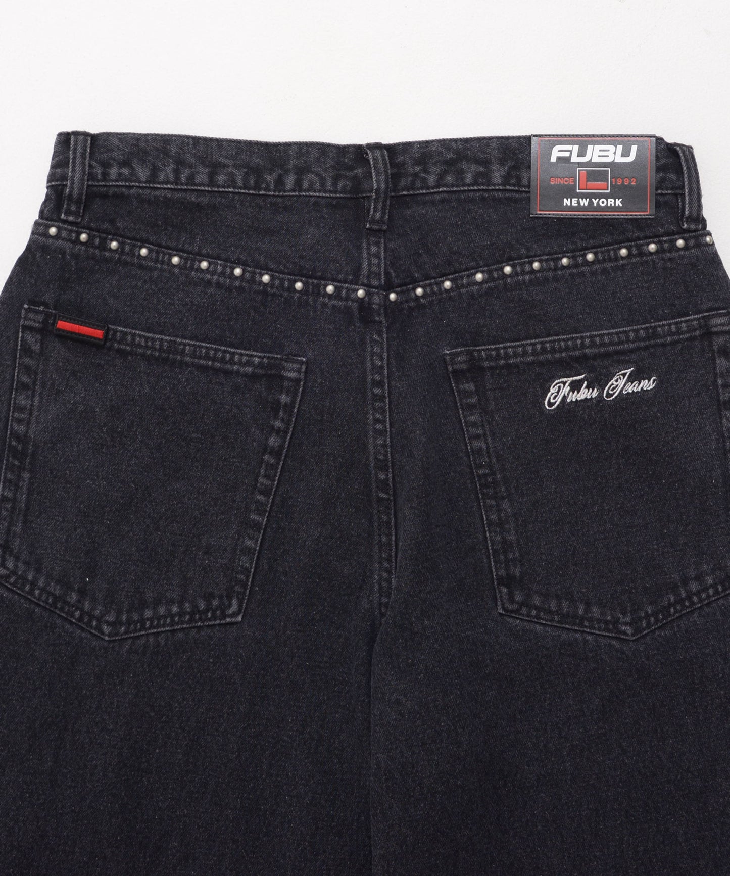 【Black Friday30%OFF】STUDS DENIM PANTS/ストライプ スウェットパンツ 【FAM-52507】