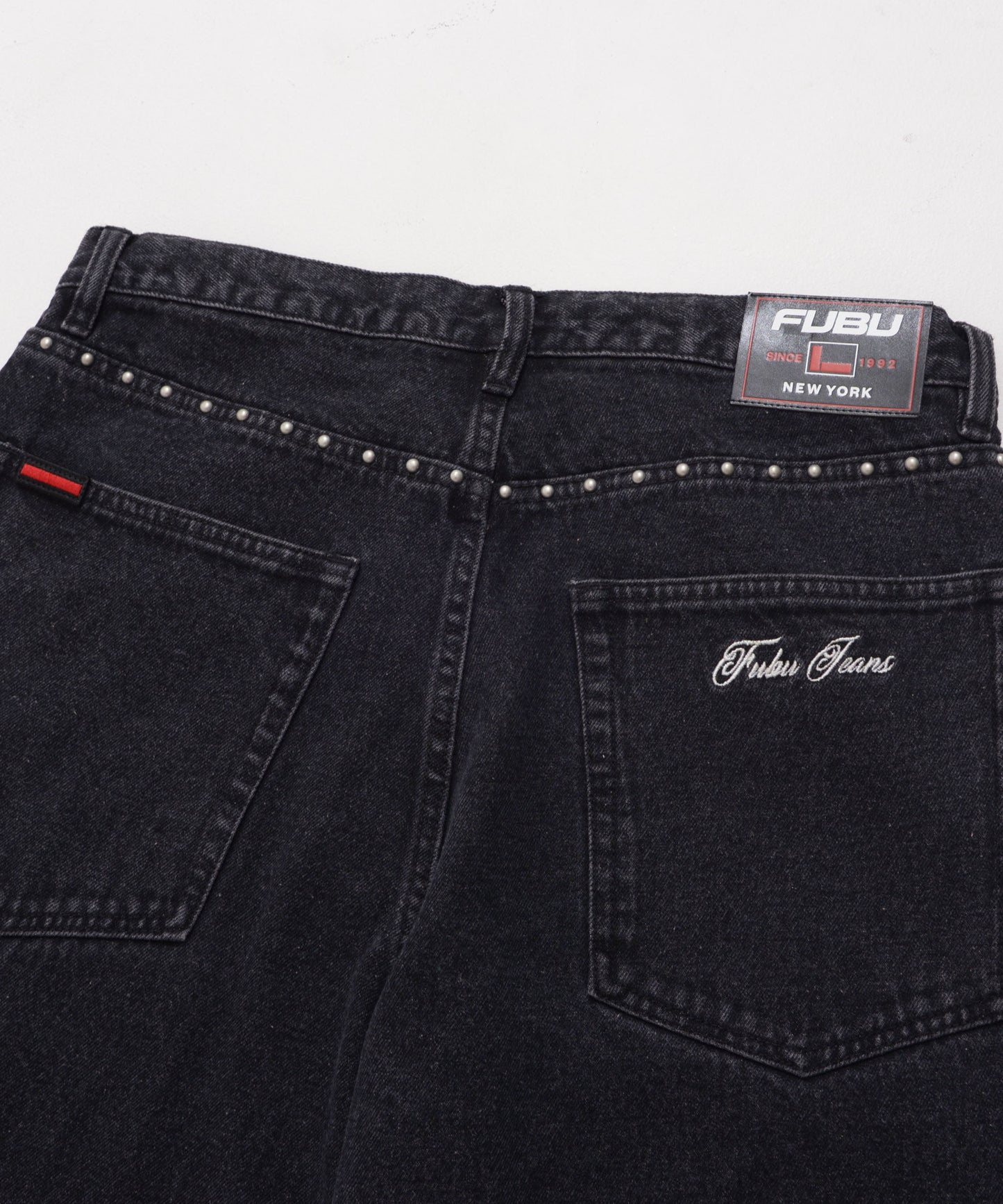 【Black Friday30%OFF】STUDS DENIM PANTS/ストライプ スウェットパンツ 【FAM-52507】
