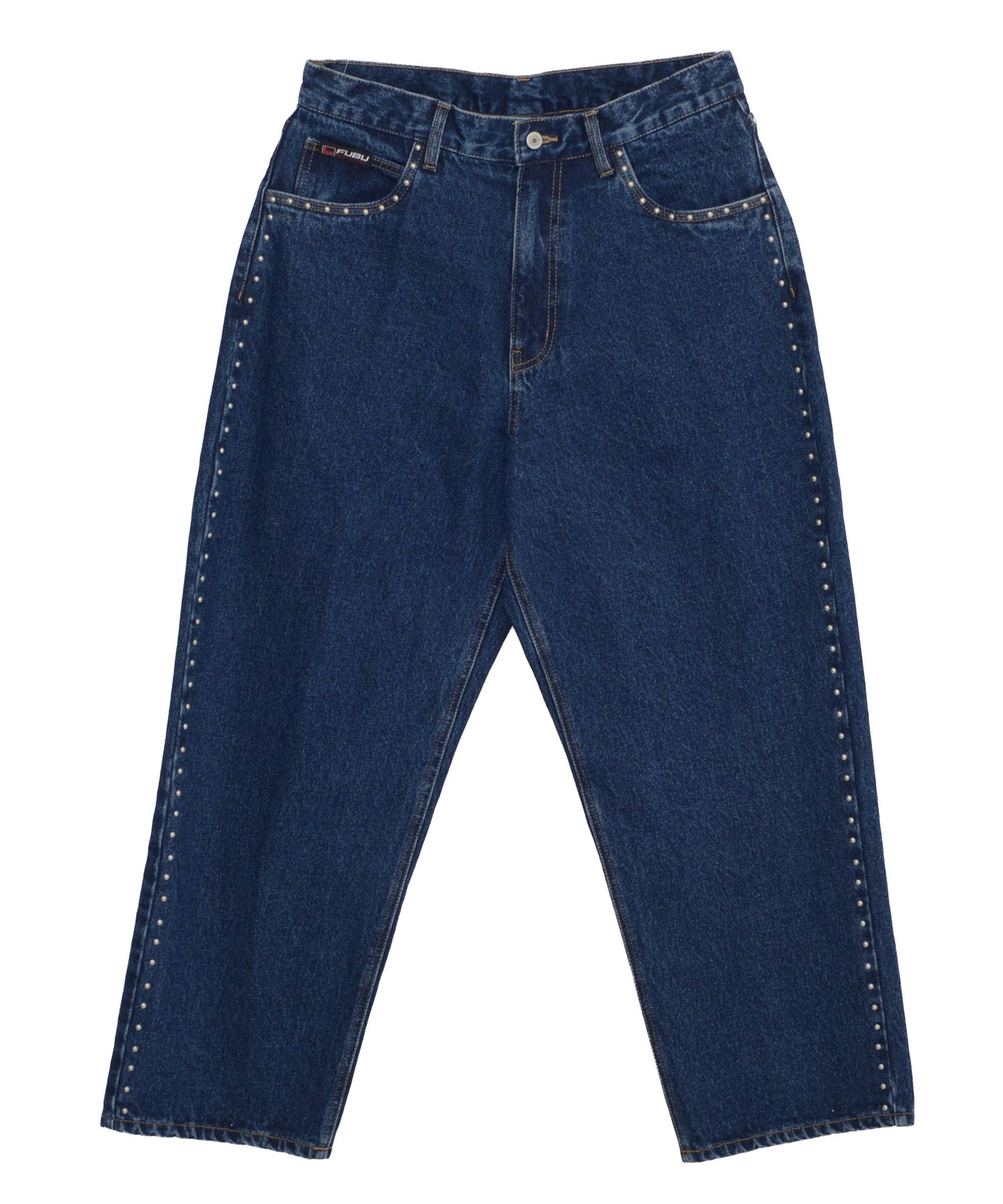 【Black Friday30%OFF】STUDS DENIM PANTS/ストライプ スウェットパンツ 【FAM-52507】