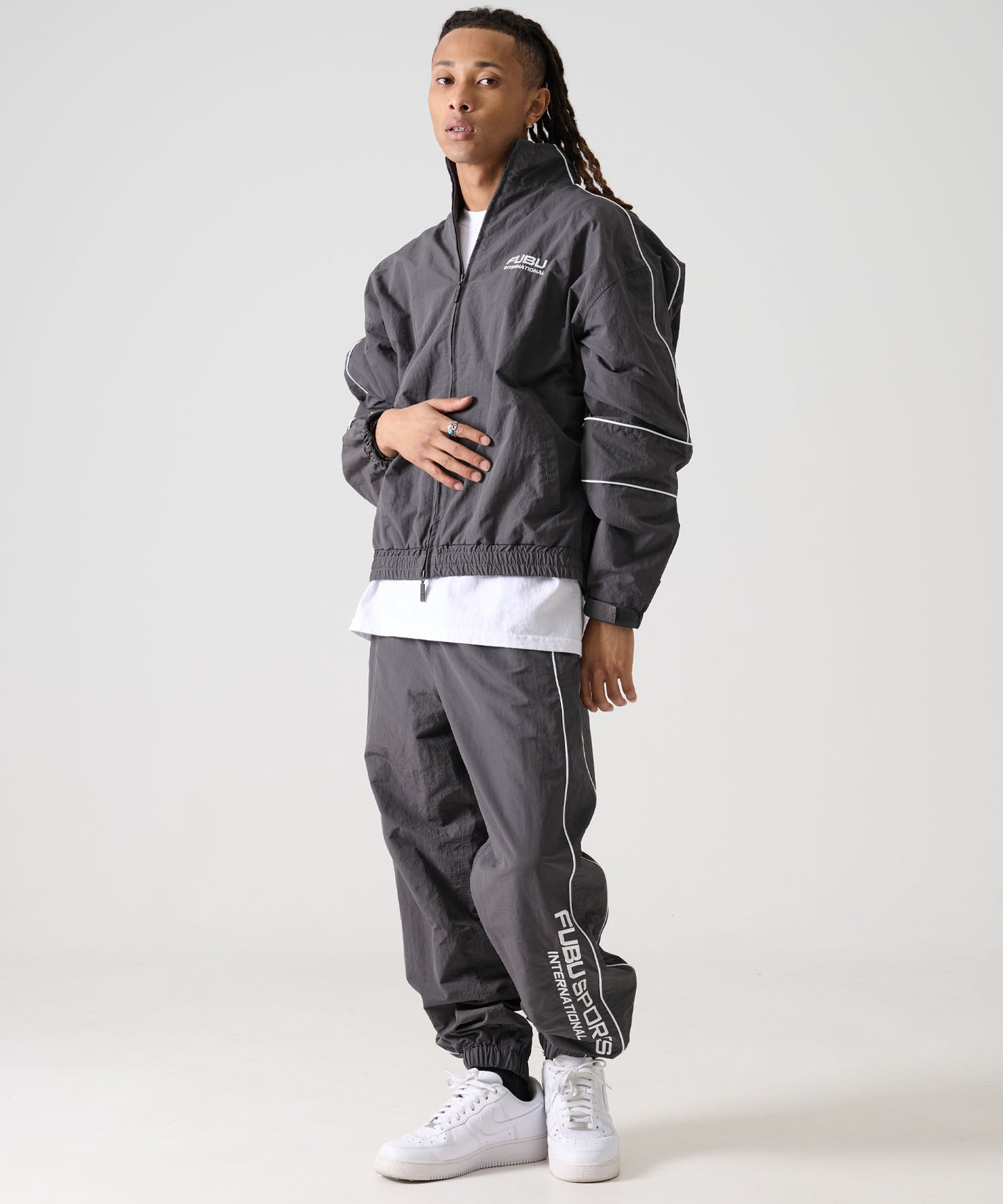 【NEW】NYLON TRACK PANTS/ナイロン トラックパンツ【FAM-52509】