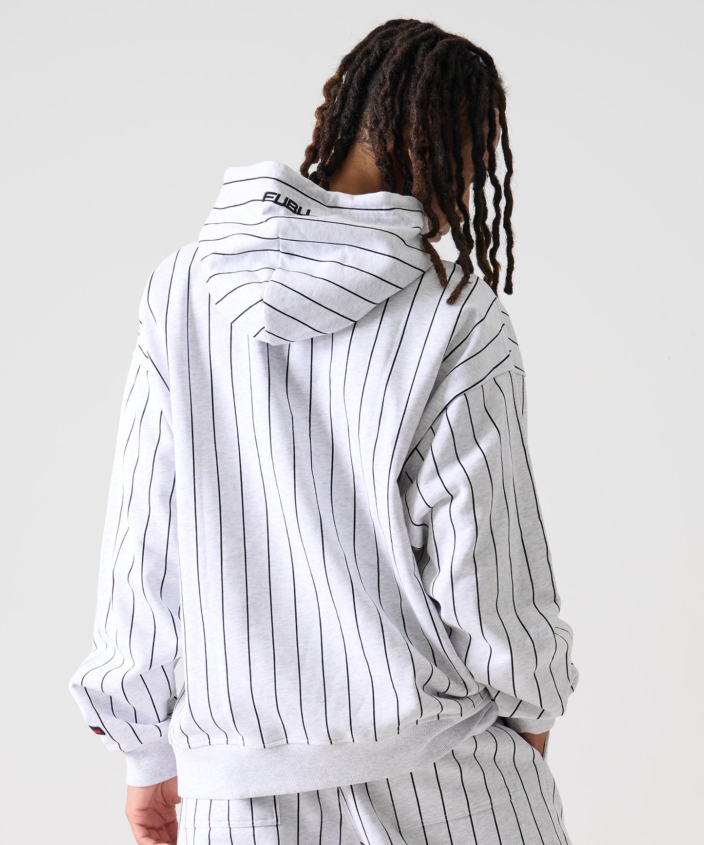 【Black Friday30%OFF】STRIPE SWEAT HODIE/ストライプ スウェットパーカー 【FAM-52703】