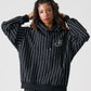 【Black Friday30%OFF】STRIPE SWEAT HODIE/ストライプ スウェットパーカー 【FAM-52703】