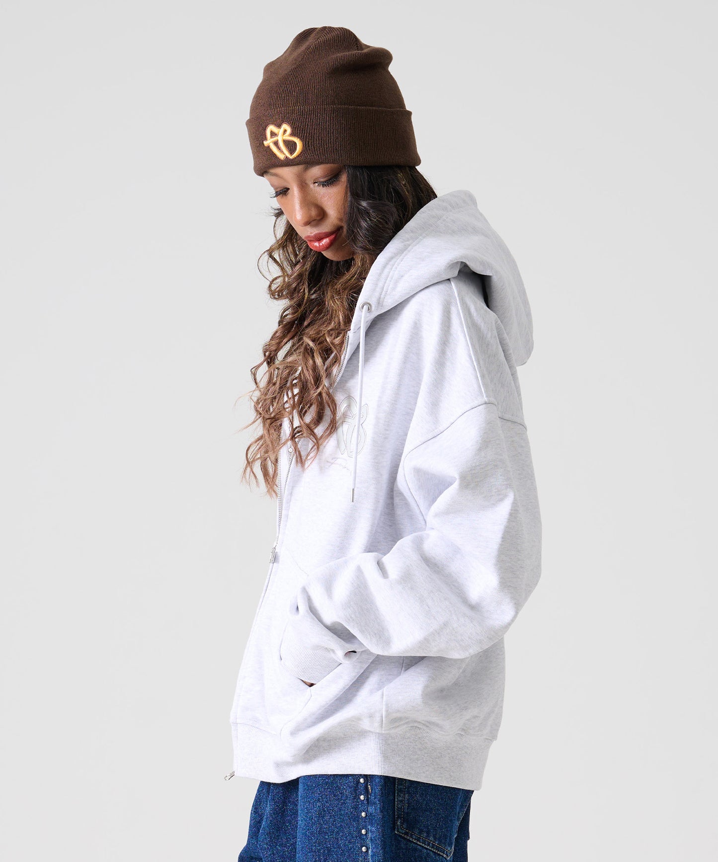 【Black Friday30%OFF】FB ZIP HOODIE/FBロゴ ジップパーカー 【FAM-52704】