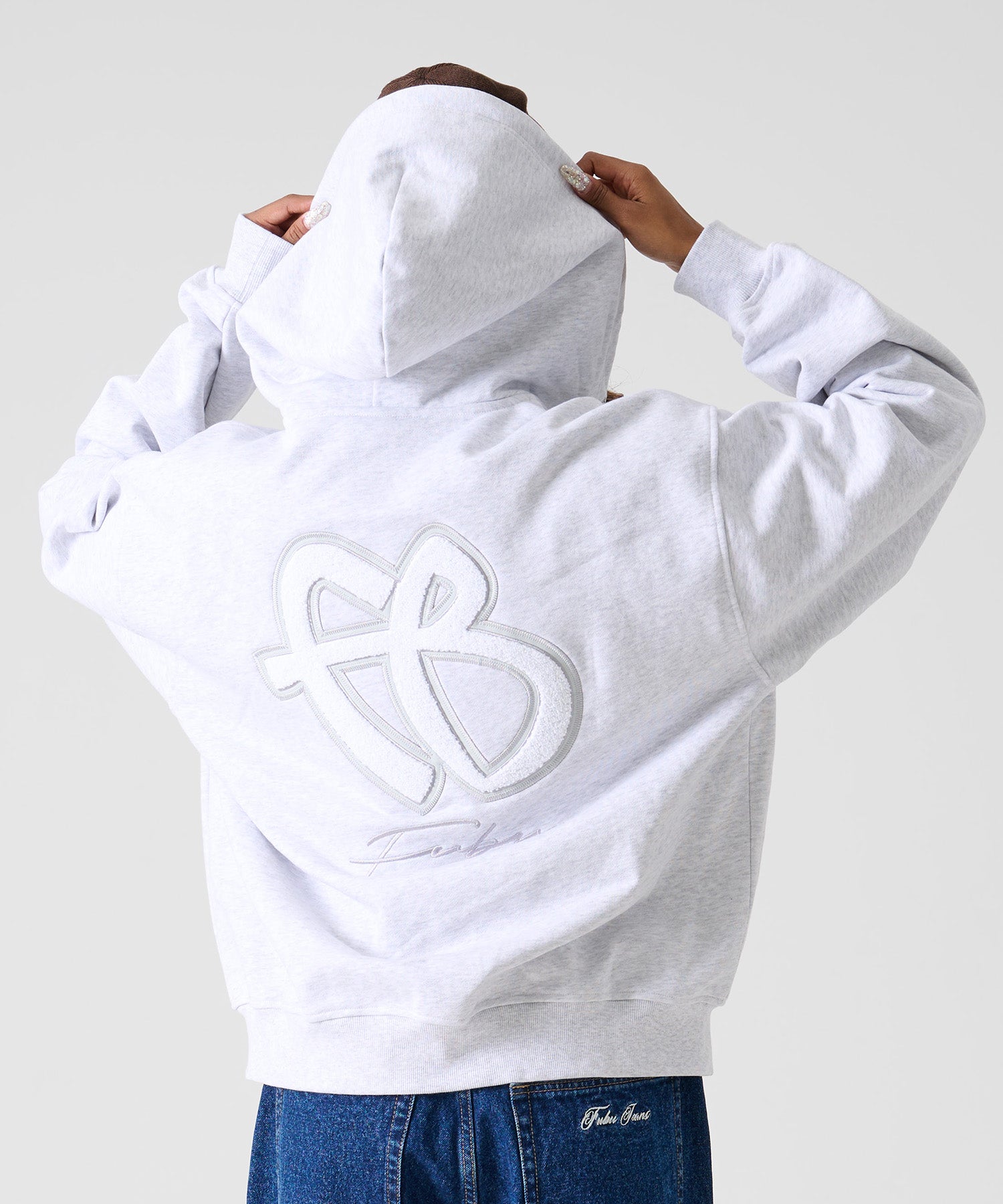FUBU フブ FBロゴ ジップパーカー 。FUBUはアメリカの代表的なHIPHOP