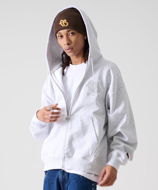 FB ZIP HOODIE/FBロゴ ジップパーカー 【FAM-52704】