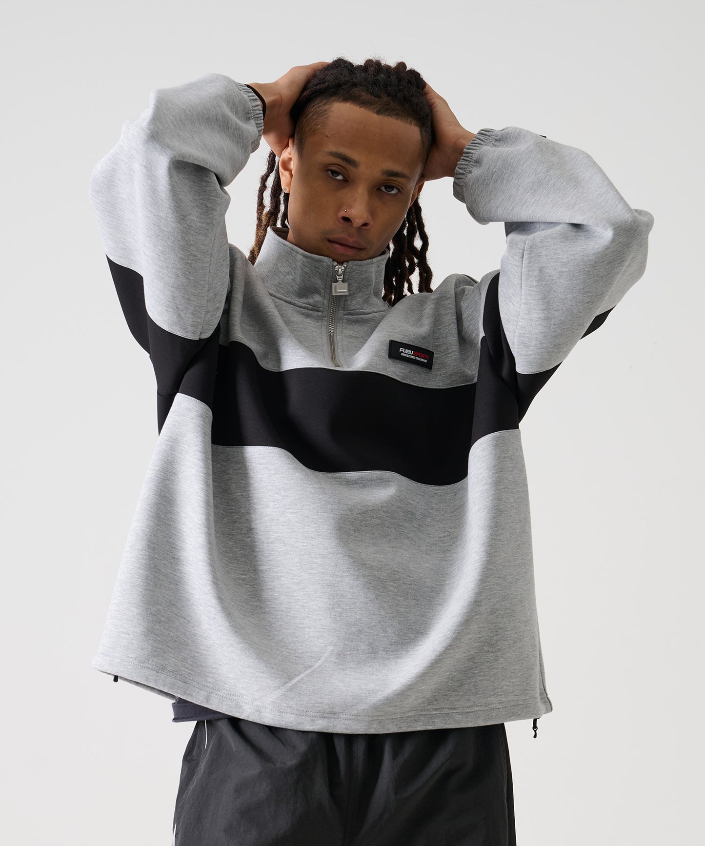 【Black Friday30%OFF】TECH HALF ZIP TRAINER/テック ハーフ ジップ トレーナー 【FAM-52706】