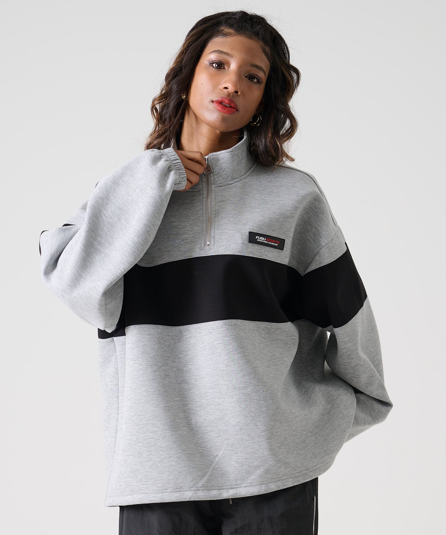 【Black Friday30%OFF】TECH HALF ZIP TRAINER/テック ハーフ ジップ トレーナー 【FAM-52706】