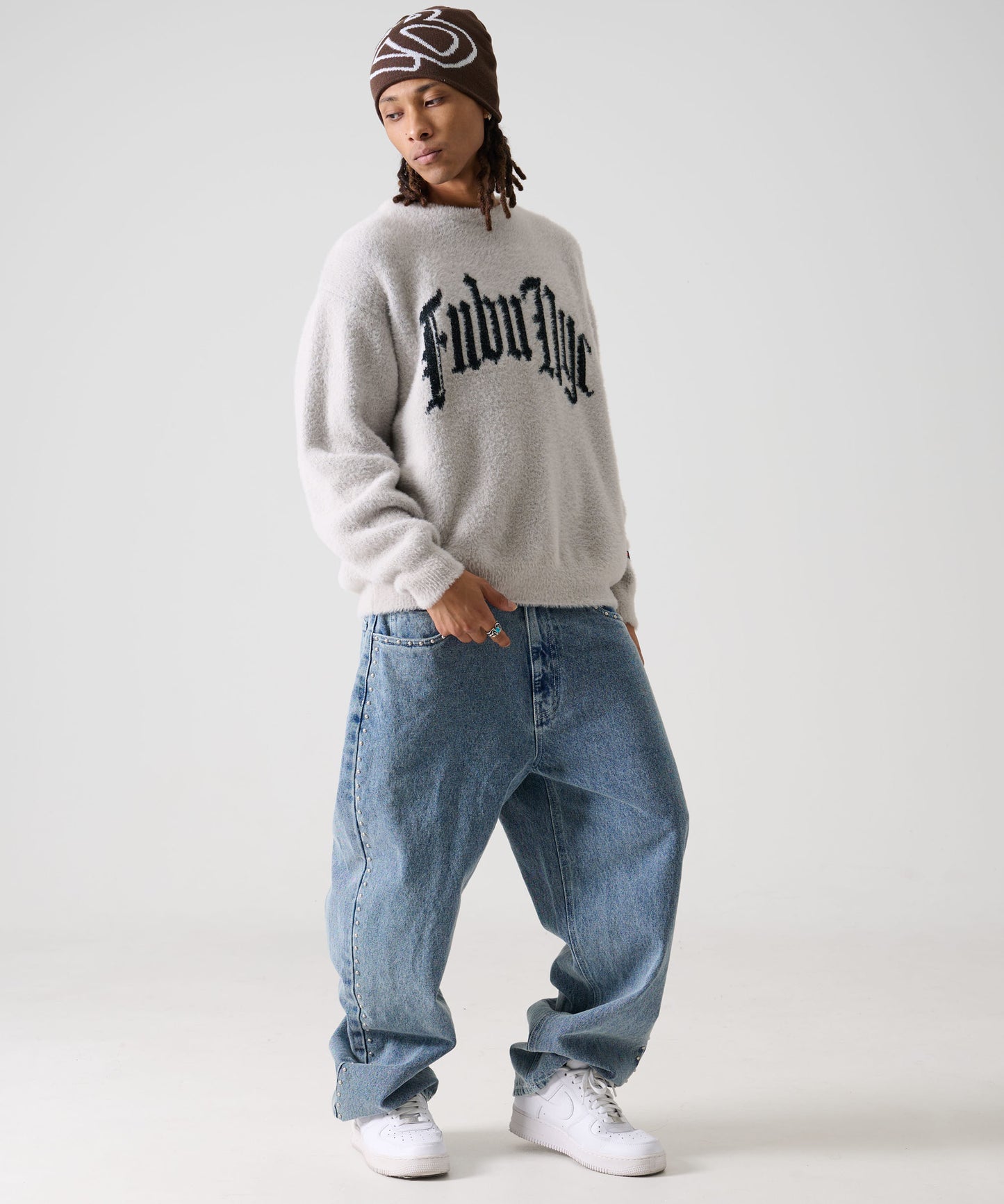 【NEW】【10月上旬発送予定】SHAGGY KNIT CREW/シャギーニットクルー【FAM-52712】