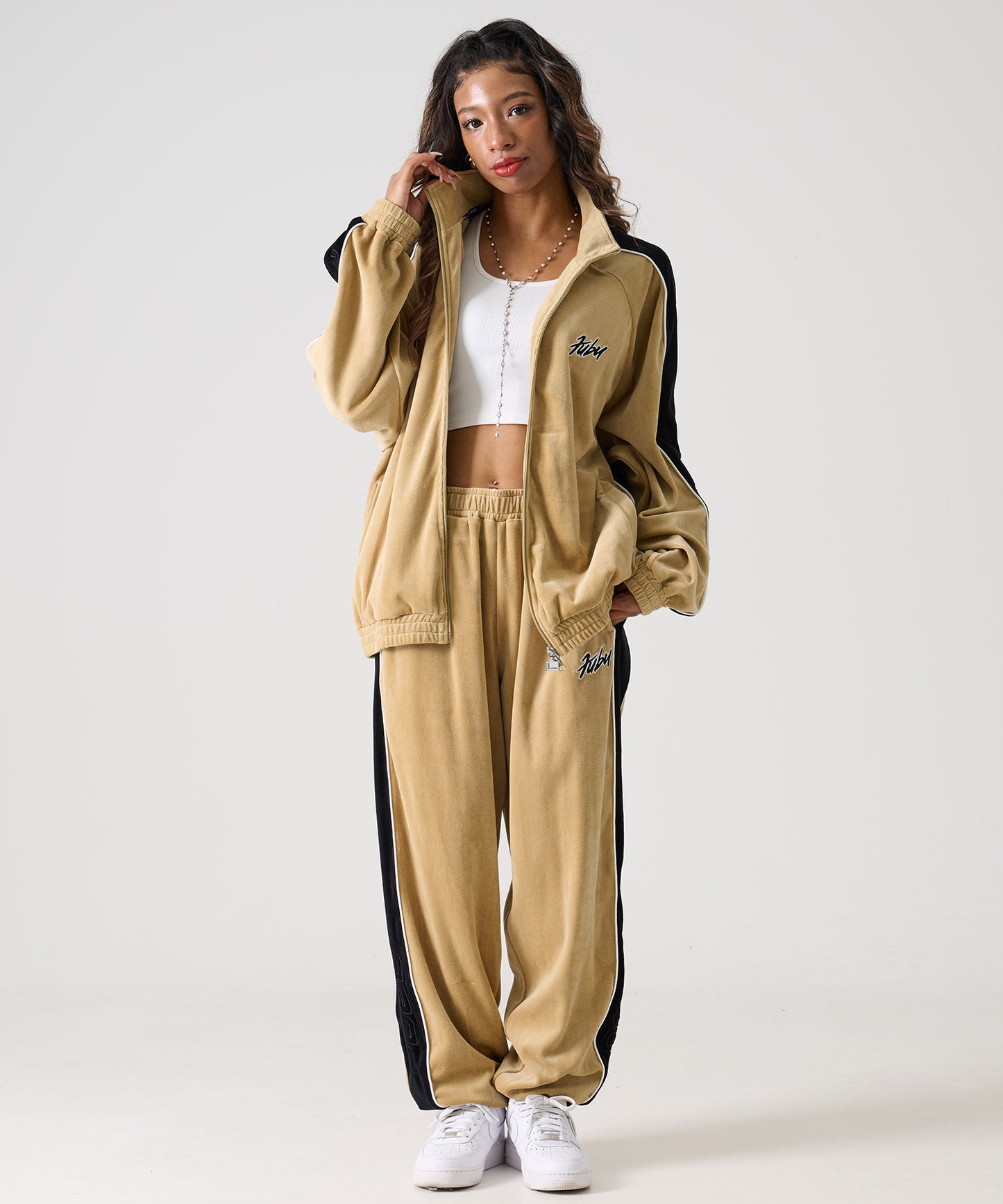 【年末SALE30%OFF】VELOR TRACK JACKET/ベロア トラック ジャケット【FAM-52715】