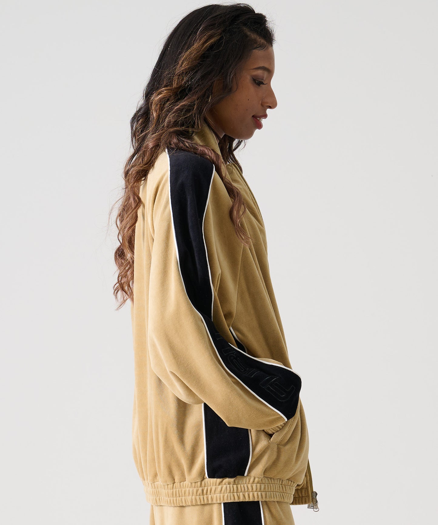 【年末SALE30%OFF】VELOR TRACK JACKET/ベロア トラック ジャケット【FAM-52715】