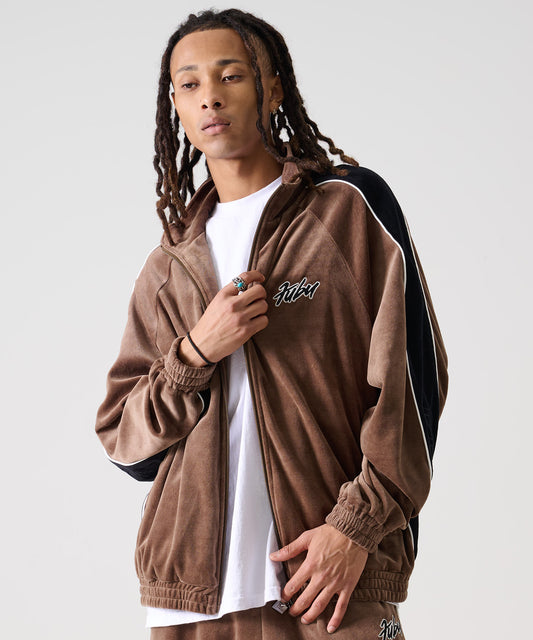 VELOR TRACK JACKET/ベロア トラック ジャケット【FAM-52715】
