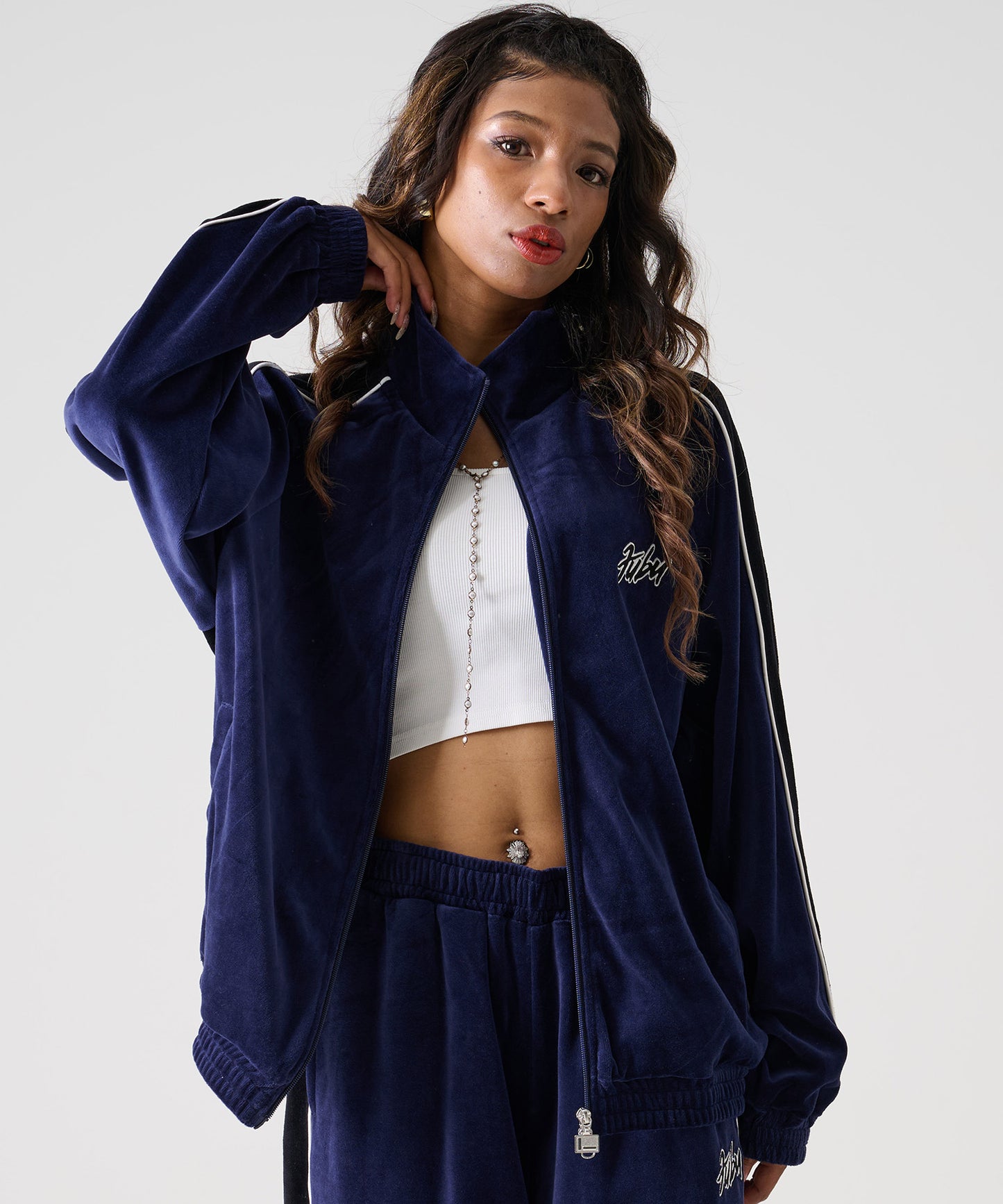 【年末SALE30%OFF】VELOR TRACK JACKET/ベロア トラック ジャケット【FAM-52715】