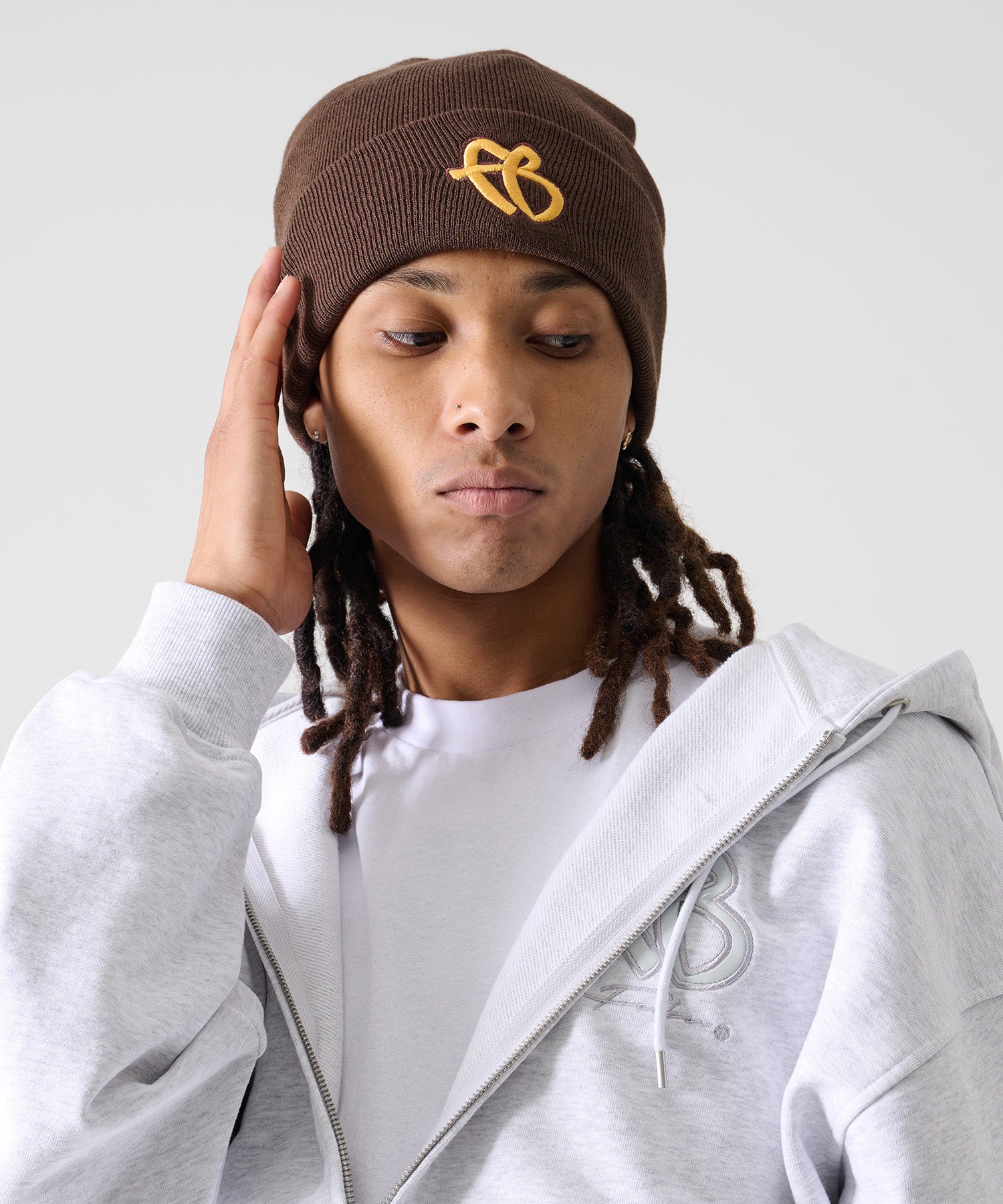 FUBU フブ FBロゴ ニット帽 。FUBUはアメリカの代表的なHIPHOP FASHION