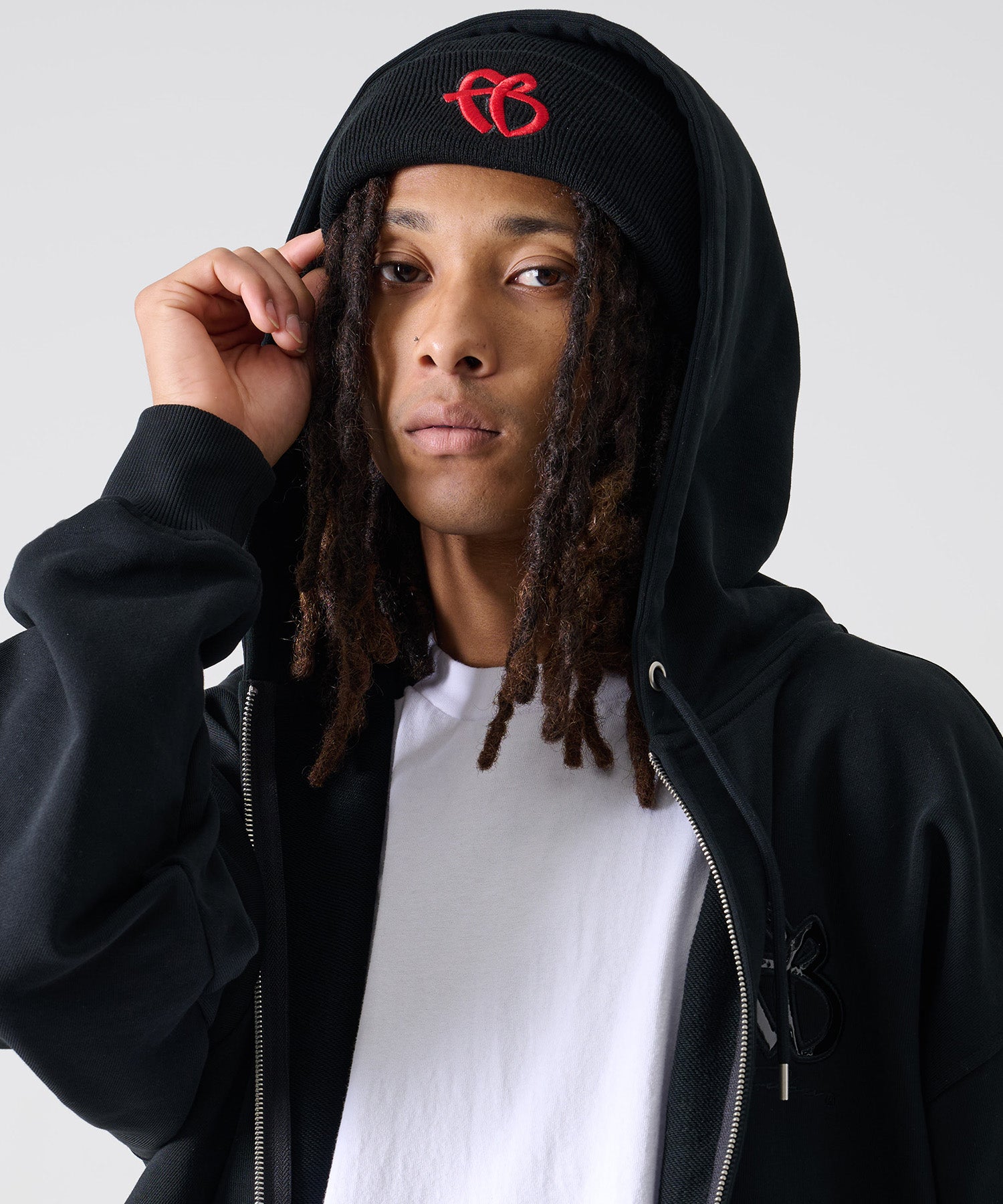 FUBU フブ FBロゴ ニット帽 。FUBUはアメリカの代表的なHIPHOP FASHION