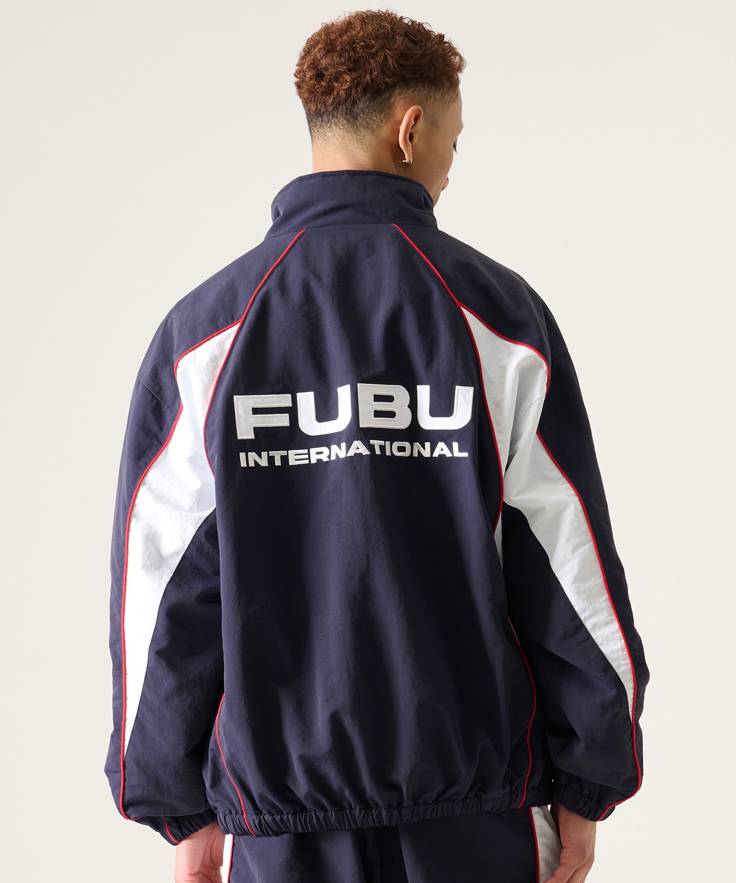 FUBU トラックジャケット ジャージ 90s 00s y2k 刺繍 フブ 赤 90s 