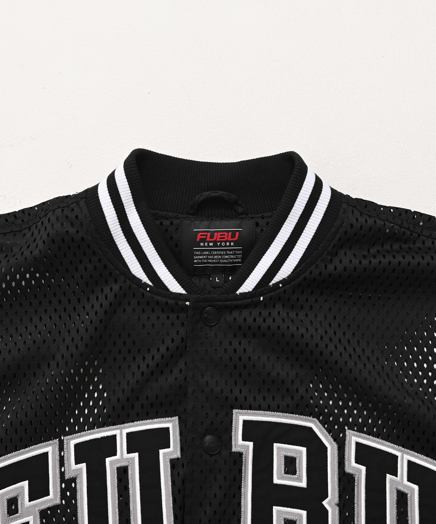 【NEW】MESH VARSITY JACKET/メッシュ バーシティ ジャケット【FAM-61302】