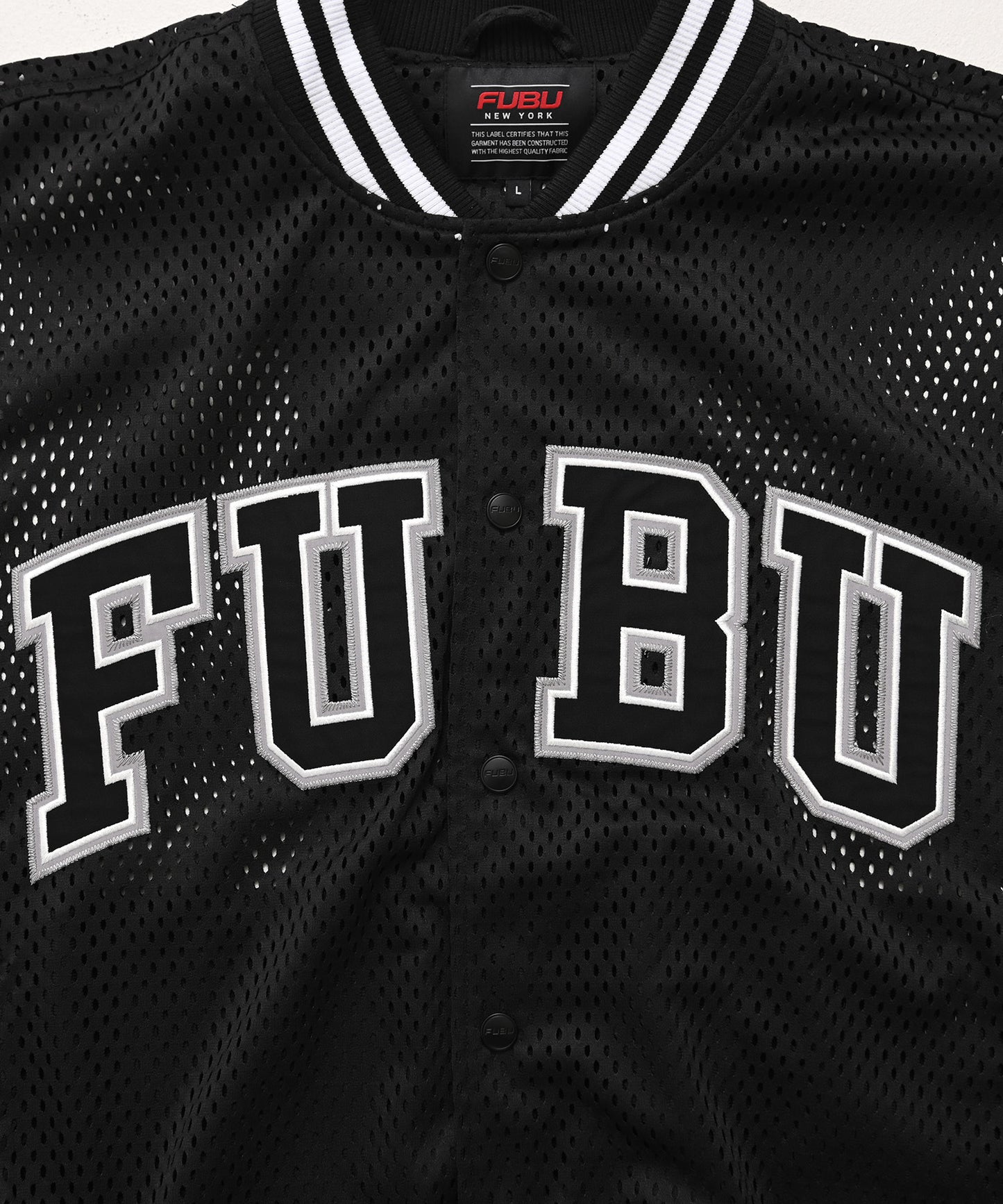 【NEW】MESH VARSITY JACKET/メッシュ バーシティ ジャケット【FAM-61302】