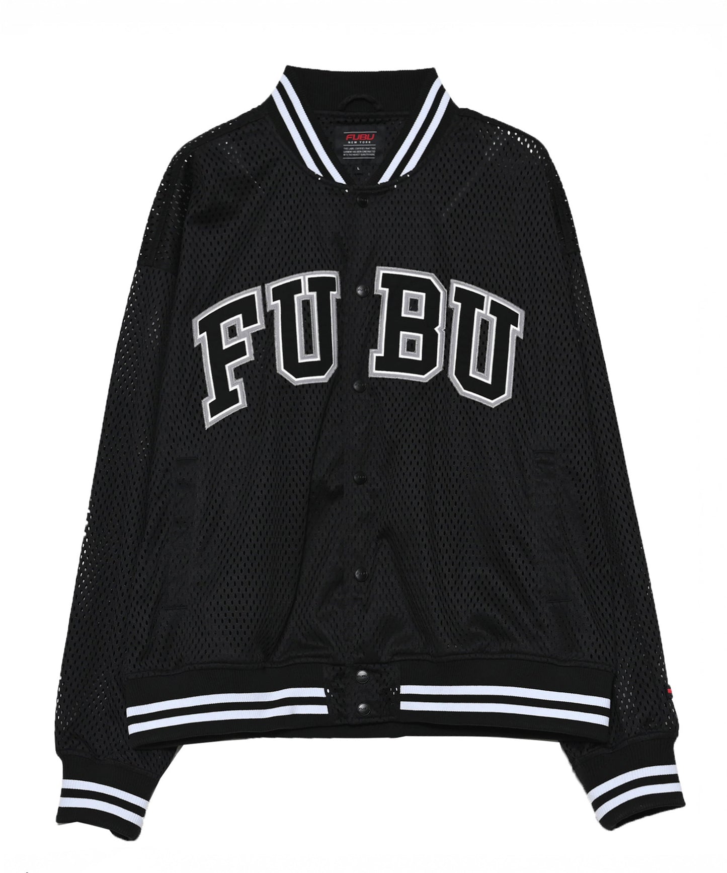 MESH VARSITY JACKET/メッシュ バーシティ ジャケット【FAM-61302】