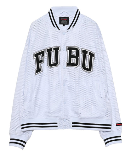 【NEW】MESH VARSITY JACKET/メッシュ バーシティ ジャケット【FAM-61302】